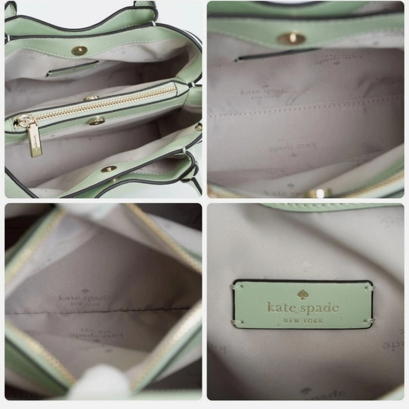 Kate Spade Light Olive Dumpling Large Satchel Crossbody - Picture 8 of 8